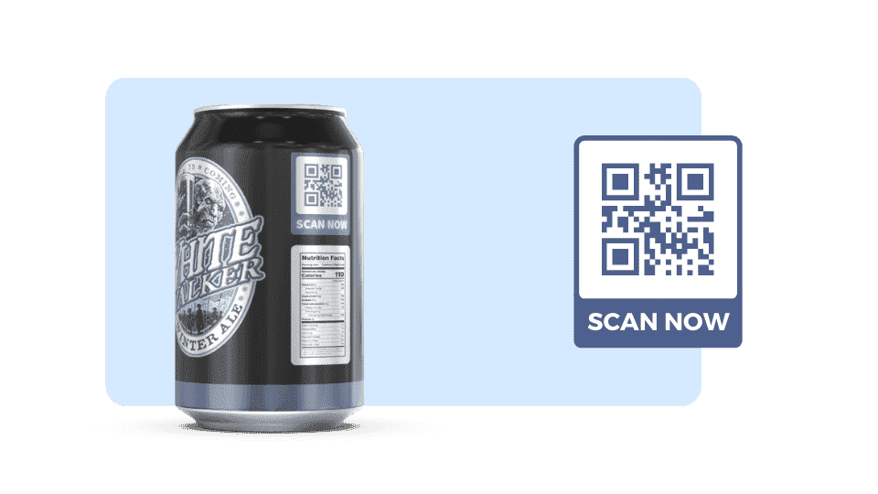 QR Code label placement