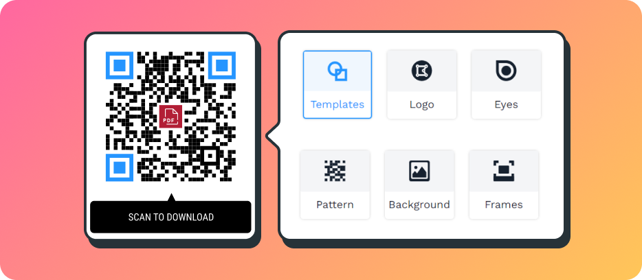 Create customizable qr code