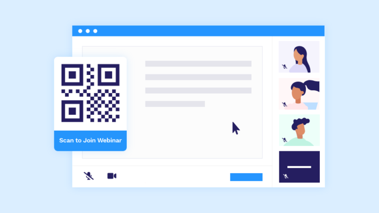 QR Codes for webinars