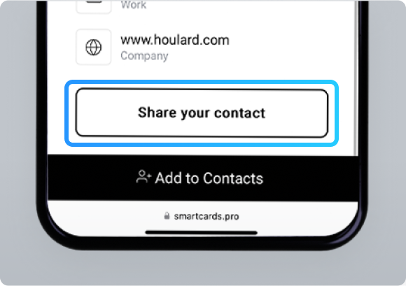 Two-Way Contact Sharing